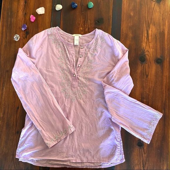 Old Navy Light Purple Sequin Tunic - Picture 4 of 4